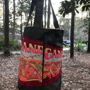 Tote Bag -Mini Diaper Bag Vintage Fabrics